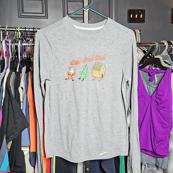 Brooks Tops - Brooks Run Happy Long Sleeved Shirt